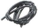 【スーパーSALE★クーポン&11日9:59迄ポイント2倍】 【お取り寄せ】ヤザワ まとめるチューブ 内径15mm 黒 FCT15K モール関連品 モール ケー...