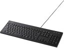 【レビュー投稿で100円OFFクーポン】【お取り寄せ】バッファロー 有線フルキーボード 防水防塵抗菌仕様 BSKBU520BK キーボード マウス 入力機器 パソコン 家電
