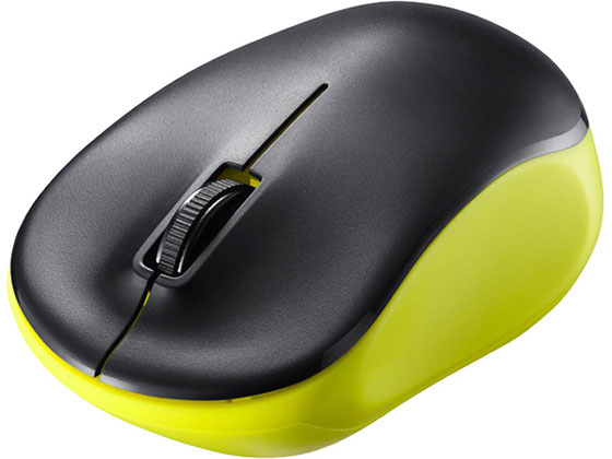 【店内全品ポイント2倍★28日9:59迄】【お取り寄せ】バッファロー 無線2.4GHz IRLEDマウス 3ボタン ライム BSMRW100LM ワイヤレス LED マウス PC周辺機器