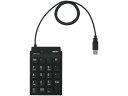 【お取り寄せ】バッファロー スリムテンキーボード Tabキー付き ブラック BSTK11BK テンキー キーボード PC周辺機器(2)