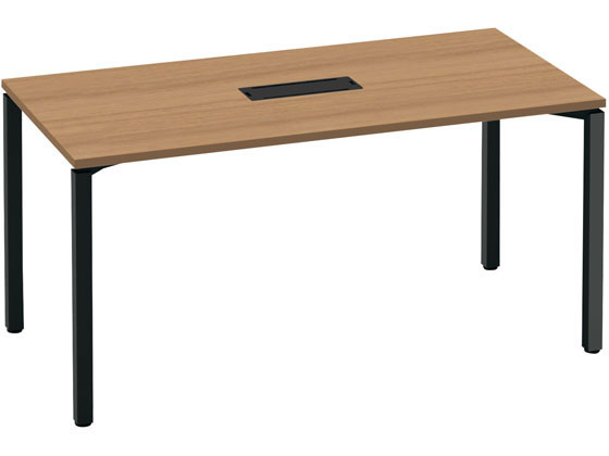 【マラソン限定2,000円OFFクーポン★27日9:59迄ポイント2倍】【メーカー直送】コクヨ ワークフィット 角形 W1500D750 ラスティック×黒脚 アジャスター【代引不可】【組立・設置・送料無料】