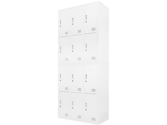 【レビュー投稿で100円OFFクーポン】【メーカー直送】Netforce シューズロッカー 6人用 2台 ホワイト FH-66-2-FW-WH【代引不可】【お客様組立】シューズロッカー 下駄箱 ロッカー キャビネット オフィス家具