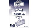 【商品説明】●おしっこ3回分肌にやさしい表面材と安心の吸収力●万が一の時もふとんを汚さない使い捨てシーツ●1枚でふとんの端から端まで覆える90×60cmの大判サイズ●シーツを洗う手間がいらない使い捨てタイプ【仕様】●サイズ：90cm×60cm●吸収量　おしっこ約3回分　（約450cc）　●成分（材質）：表面材　ポリオレフィン不織布、吸水材　綿状パルプ、高分子吸水材、吸水紙、防水材　ポリオレフィンフィルム結合材　スチレン系エラストマー合成樹脂●注文単位：1パック（16枚）【備考】※メーカーの都合により、パッケージ・仕様等は予告なく変更になる場合がございます。【検索用キーワード】ユニ・チャーム　ゆに・ちゃーむ　ユニチャーム　ライフリー　らいふりー　ライフリー　介護用シート　かいごようしーと　カイゴヨウシート　90×60cm　袋　16枚　使い捨て　つかいすて　ツカイステ　介護　業務用　介護・介助用品　排泄ケア大きく吸収力があり、ふとんやベッドを汚さない使い捨てシートです。