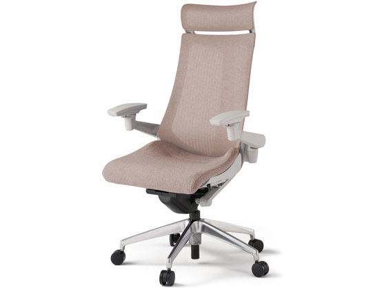 【マラソン限定★2,000円クーポン＆12日9:59迄ポイント2倍】 【メーカー直送】イトーキ アクトチェア メッシュEXハイ 本体灰アルミ脚 可動肘ブラウン【代引不可】【組立・設置・送料無料】 肘付き 可動肘タイプ メッシュチェア オフィスチェア