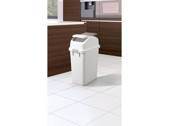 アスベル エバンスウィング 32L ホワイト A6018 蓋スイングタイプ ゴミ箱 ゴミ袋 清掃