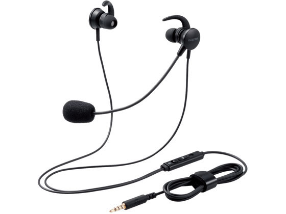 【スーパーSALE★クーポン＆11日9:59迄ポイント2倍】 エレコム ヘッドセット 4極 テレワーク WEB会議 HS-EP15TBK ヘッドセット 通話用イヤホン PC周辺機器 パソコン 家電