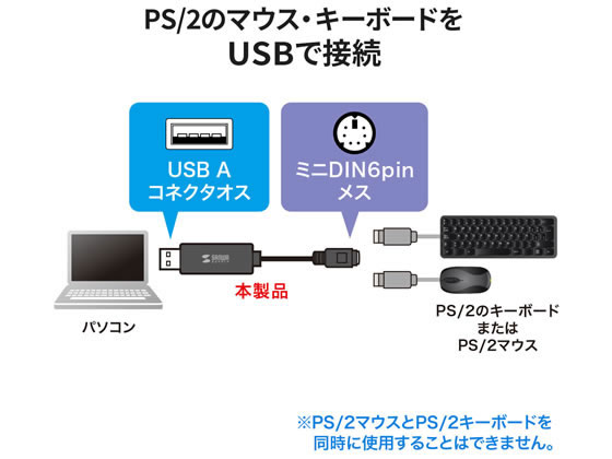 �ڥ�ӥ塼��Ƥ�100��OFF�����ݥ�ۥ���掠�ץ饤 USB-PS 2�Ѵ�����С���(1�ݡ���) USB-CVPS5 �Ѵ������ץ� �Ѵ������֥� USB�����֥� �����֥� �Ÿ����å� �����ѡ��� ����