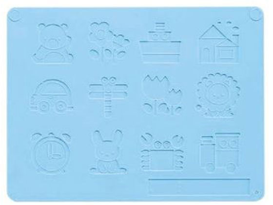 銀鳥 プラねんど板 押し型 青色 283-098 ねんど 図画 工作 教材 学童