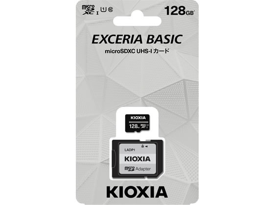 【お取り寄せ】キオクシア microSDメモリカード EXCERIABASIC128GB KCA-MC128GS microSD SDHCメモリーカード メモリーカード 記録メディア 家電