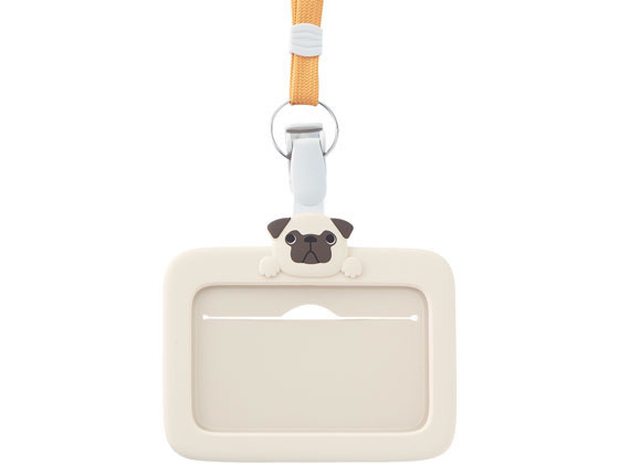 【レビュー投稿で100円OFFクーポン】【お取り寄せ】リヒトラブ PuniLabo IDカードホルダー パグ A7804-..