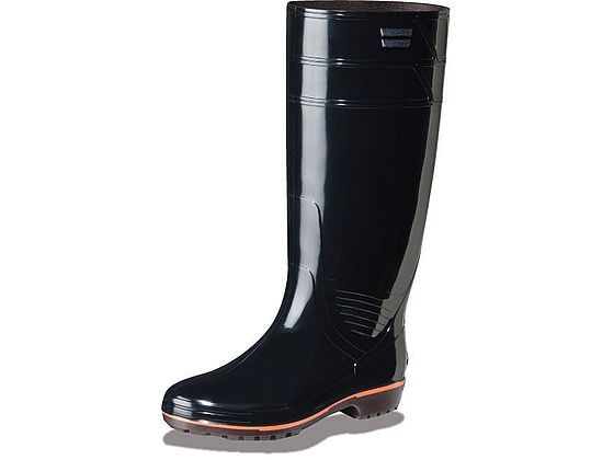 【レビュー投稿で100円OFFクーポン】【お取り寄せ】耐油ロング長靴 ブラック 24.0cm Z01 耐油長靴 安全..