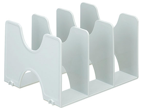 【レビュー投稿で100円OFFクーポン】【お取り寄せ】ナカバヤシ フィットカラー ブックスタンド グレー FB-FCE9-GY ファイル 倒れない お洒落 かわいい ブックエンド デスクトップ収納 デスク周り 文具