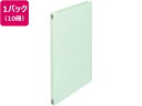 【お取り寄せ】プラス 2つ折フラットファイル A4タテ ブルー 10冊 NO.025F 79-095 通常タイプ フラットファイル 紙製 レターファイル