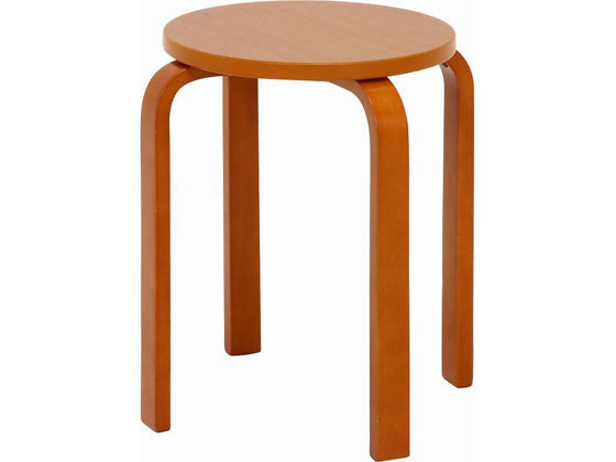 【レビュー投稿で100円OFFクーポン】【メーカー直送】不二貿易 木製曲脚イス ブラウン 6脚セット 12837..