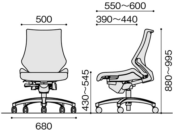 【レビュー投稿で100円OFFクーポン】【メーカー直送】イトーキ エフチェア 布張 ローバック 肘無 本体白 ネイビーブルー【代引不可】【組立・設置・送料無料】肘なし 布張りチェア オフィスチェア オフィス家具 [2]