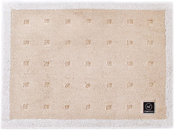 【レビュー投稿で100円OFFクーポン】【お取り寄せ】オカ 乾度良好バスマット クリーンフット 45×60 ベージュ バスマット バスローブ タオル製品