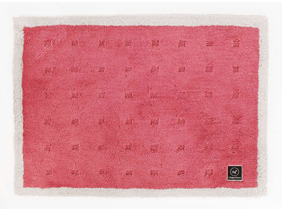 バスローブ 【お取り寄せ】オカ 乾度良好バスマット クリーンフット 50×70cm ピンク バスマット バスローブ タオル