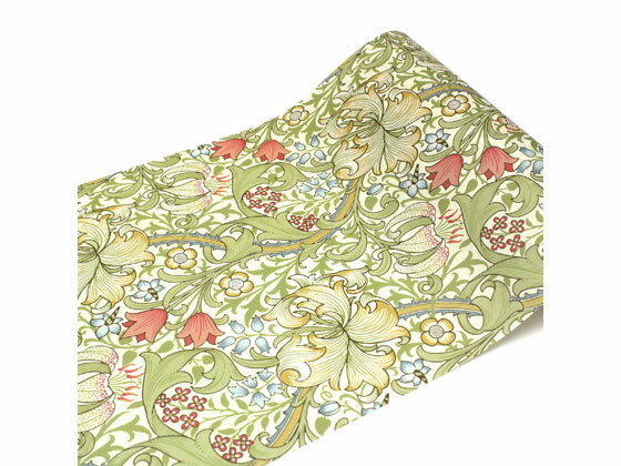 【店内全品ポイント2倍★27日9:59迄】 カモ井 mt CASA FLEECE Morris&Co. Golden Lily デコレーション インテリア装飾 マスキングテープ