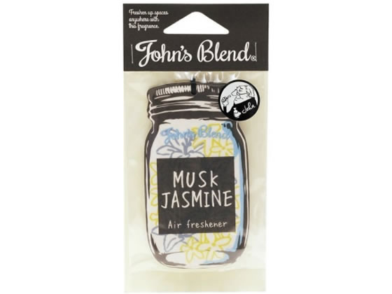 【マラソン限定★2000円クーポン＆ポイント2倍】【お取り寄せ】ノルコーポレーション John’sBlend エアーフレッシュナ- ムスクジャスミン