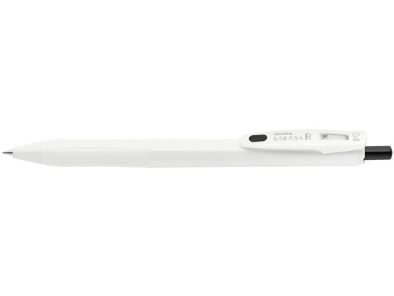 【レビュー投稿で100円OFFクーポン】ゼブラ サラサ R 0.4 白 黒 JJS29-R1-BK2 黒インク ゲルインクボールペン