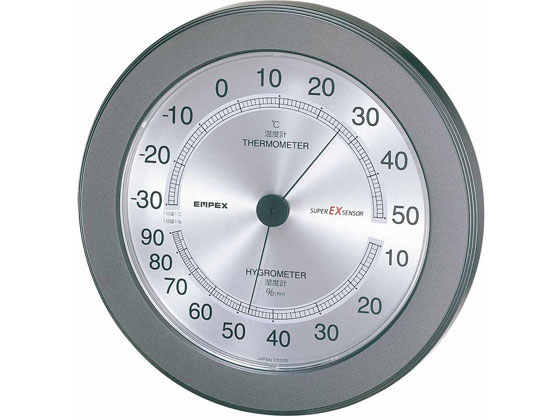 【お取り寄せ】エンペックス気象計 スーパーEX高品質・湿度計 EX-2737 温度計 湿度計 時計 家電