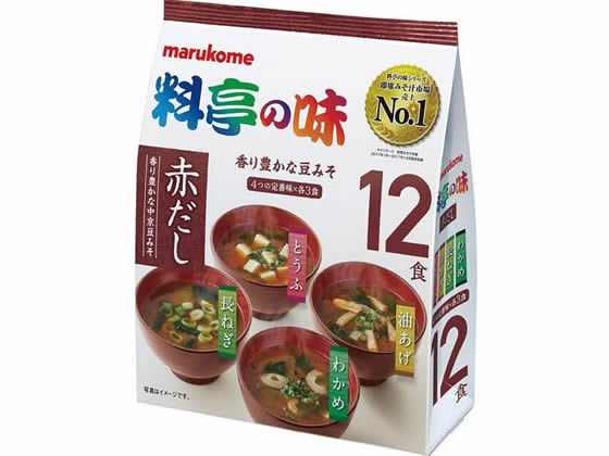 マルコメ 料亭の味 赤だし 12食 味噌