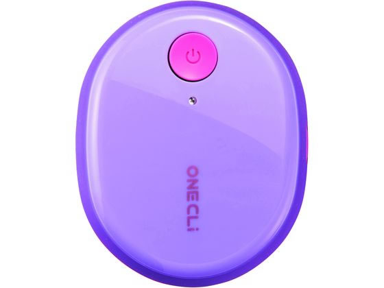 【ブラックフライデー限定★27日9:59迄店内ポイント2倍】クツワ 充電式ミニそうじきワンクリ パープル R..