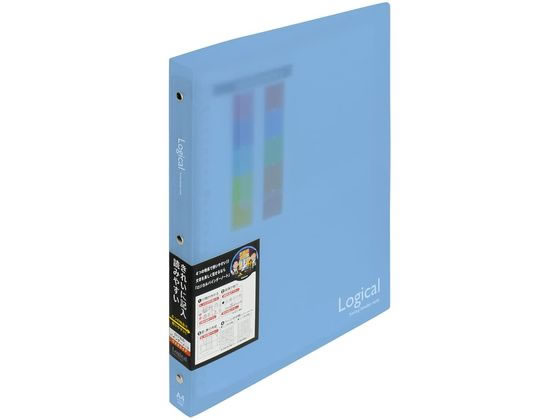 ナカバヤシ スイング・ロジカルバインダーノートA4ワイド ブルー BN-A402A-B バインダーノート A4