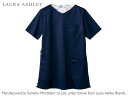 【レビュー投稿で100円OFFクーポン】【お取り寄せ】ローラアシュレイ スクラブ 半袖 ネイビー ア ...