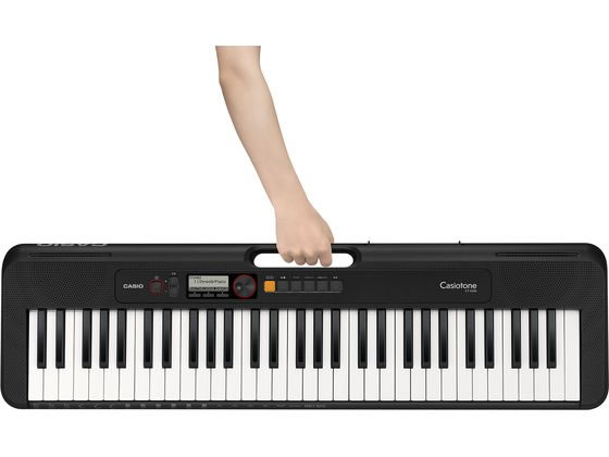 ココデカウの【お取り寄せ】カシオ計算機 Casiotone 電子キーボード ブラック CT-S200BK｜アングル3