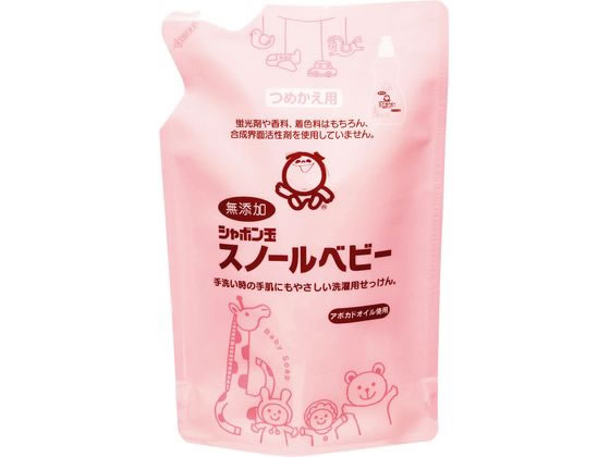 【レビュー投稿で100円OFFクーポン】【お取り寄せ】シャボン玉石けん スノールベビーつめかえ用 650mL 液体タイプ 衣料用洗剤 洗剤 清掃