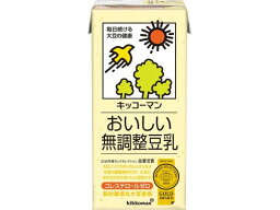 キッコーマンソイフーズ 成分無調整 豆乳 1000ML 319970 ジュース 清涼飲料 缶飲料 ボトル飲料