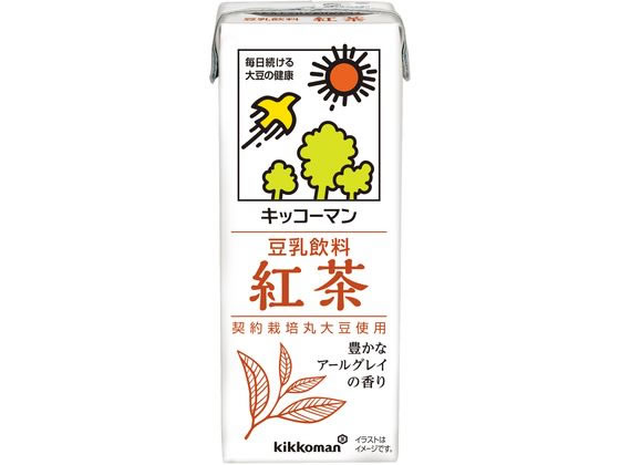 キッコーマンソイフーズ 豆乳 飲料 紅茶 200ML 282630 ジュース 清涼飲料 缶飲料 ボトル飲料