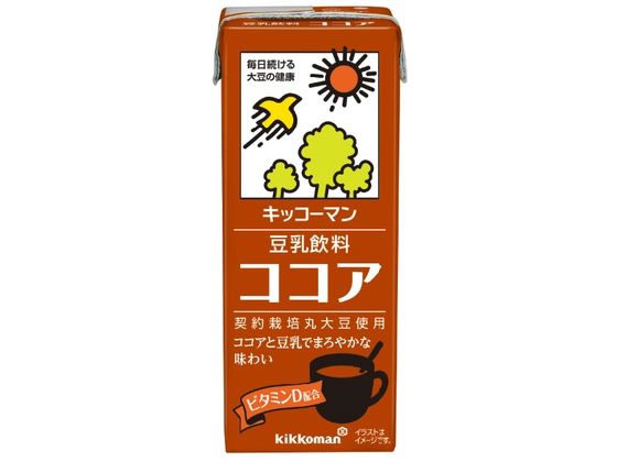 キッコーマンソイフーズ 豆乳 飲料 ココア 200ML 317940 ジュース 清涼飲料 缶飲料 ボトル飲料