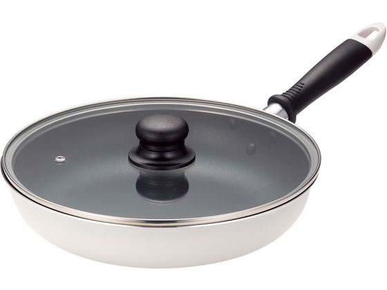 【レビュー投稿で100円OFFクーポン】【お取り寄せ】ヒロショウ Carina(カリーナ) ガラス蓋付 フライパン 26cm CGF-26(K) フライパン 炒め鍋 鍋 厨房 キッチン