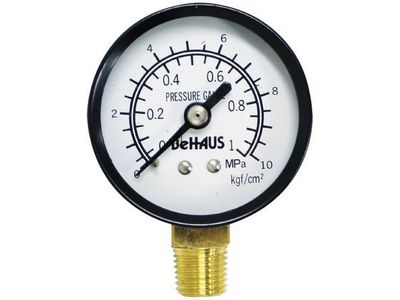 【レビュー投稿で100円OFFクーポン】【お取り寄せ】新潟精機 圧力計 50x10 T-525 F．R．Lユニット コンプレッサー 空圧機器 ホース 生産加工用品 作業用品 工具