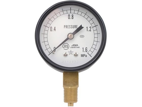 【レビュー投稿で100円OFFクーポン】【お取り寄せ】新潟精機 圧力計 60x15 T-526A F．R．Lユニット コンプレッサー 空圧機器 ホース 生産加工用品 作業用品 工具