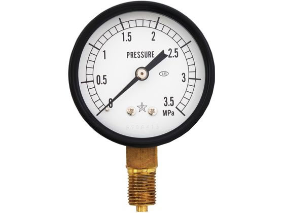 【レビュー投稿で100円OFFクーポン】【お取り寄せ】新潟精機 圧力計 60x35 T-526B F．R．Lユニット コンプレッサー 空圧機器 ホース 生産加工用品 作業用品 工具