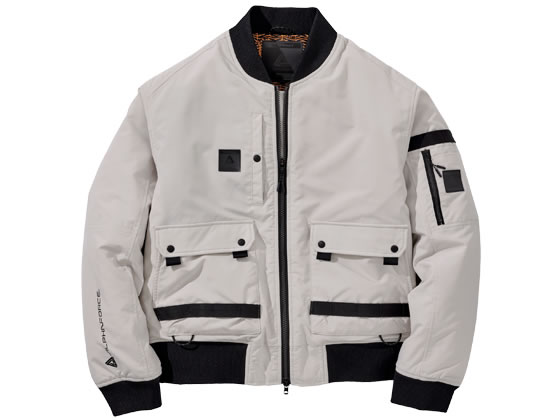 【マラソン限定2000円クーポン★ポイント2倍16日9:59迄】【お取り寄せ】インサレーションテックボンバージャケット ヴェイパーグレー LL 23AW401-3 防寒ブルゾン ジャケット 防寒服 ユニフォーム