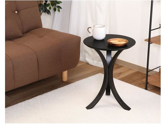 【マラソン限定2,000円クーポン&11日9:59迄ポイント2倍】【メーカー直送】不二貿易 サイドテーブル CF-913 ブラック 95993【代引不可】【お客様組立】ドレッサー ナイトテーブル リビング収納 収納家具 インテリア 収納