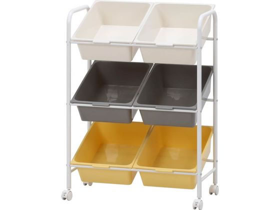 【レビュー投稿で100円OFFクーポン】【メーカー直送】不二貿易 キッズラック color 6マス 38294【代引..