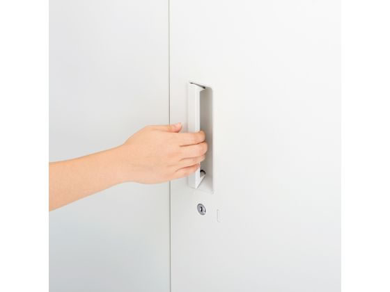 【マラソン限定★2,000円クーポン&12日9:59迄ポイント2倍】 【メーカー直送】プラス L6 両開き保管庫 幅900×奥行400×高さ1050mm【代引不可】【組立・設置・送料無料】 [3]