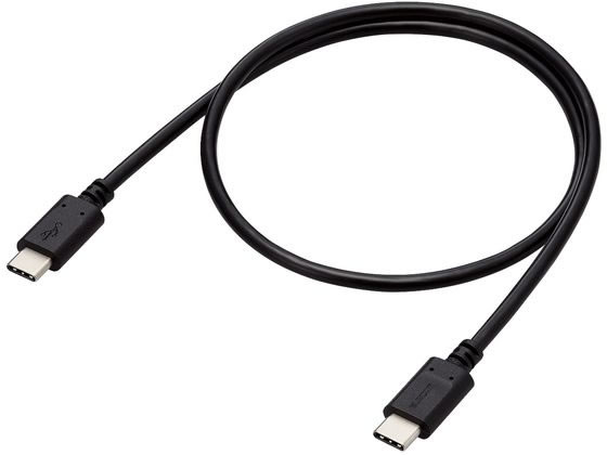 【スーパーSALE限定2,000円クーポン＆11日9:59迄ポイント2倍】 【お取り寄せ】エレコム USBケーブル Type-C to C 0.5m 100W ブラック USBケーブル C to ケーブル 電源タップ 配線パーツ 家電