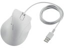 【お取り寄せ】エレコム 有線マウス EX-G 5ボタン Mサイズ ホワイト 有線 LED マウス PC周辺機器(2)