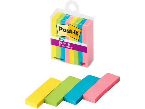 【商品説明】強粘着タイプなので、つきにくい場所にもしっかりと貼れます。紙製のふせんなので、筆記具を選ばずに使用できます。カラフルなマルチカラー（グッピー）の4色のセット。【仕様】●サイズ：50mm×15mm●色：4色（シトロン・ライトグリーン・シーグラス・グアバ）×各2冊●枚数：1冊（45枚）●クリアケース【備考】※メーカーの都合により、パッケージ・仕様等は予告なく変更になる場合がございます。【検索用キーワード】3Mジャパン　スリーエムジャパン　すりーえむ　3M　スリーエム　ポスト・イット　ポストイット　ぽすといっと　Post−it　Postit　強粘着見出し　強粘着ふせん　強粘着ノート　マルチカラー　50mm×15mm　50×15　幅15mm　付箋紙　付せん紙　フセン　ふせん　付箋　粘着メモ　のり付メモ　アソート　4色パック　4色　シトロン　ライトグリーン　シーグラス　グアバ　パック　セット　700SS−MC−8N　700SSMC8N　強粘着タイプ　強粘着　オフィス　メモ　めも　memo　伝言　伝達　コメント　見出し　目印　マーク　マーキング　会社　事務　事務用品　社内　グッピー　R458GF【50×15mm】つきにくい場所にもしっかりと貼れる強粘着タイプのふせんです。