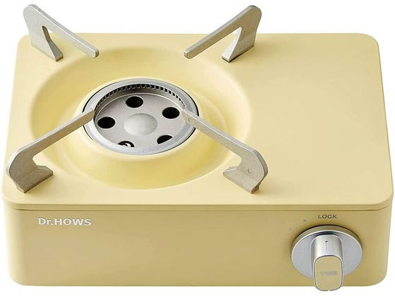 【レビュー投稿で100円OFFクーポン】【お取り寄せ】TTS Dr.HOWS Twinkleミニコンロ イエロー KTW10200002 カセットコンロ 燃料 テーブル キッチン