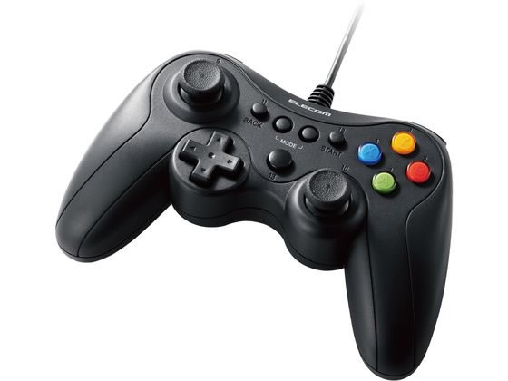 【お取り寄せ】エレコム 有線ゲームパッド Xbox配列 FPS用振動ELECOM GAMING パーツ PC周辺機器 パソコン 家電