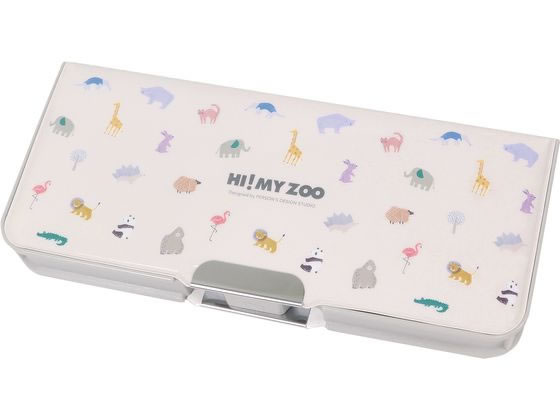 【レビュー投稿で100円OFFクーポン】クツワ HI!MY ZOO 筆入 カラー HZ022A 小学生 一年生 女の子 男の子 箱型 おしゃれ かわいい ペン立て ペンスタンド ペンケース デスクトップ収納 デスク周り 文具