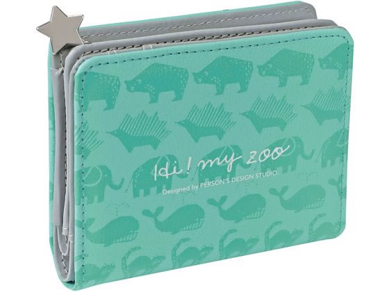 【レビュー投稿で100円OFFクーポン】【お取り寄せ】クツワ HI!MY ZOO ウォレット ミント HZ039MT 学童 教材 学童文具 文具