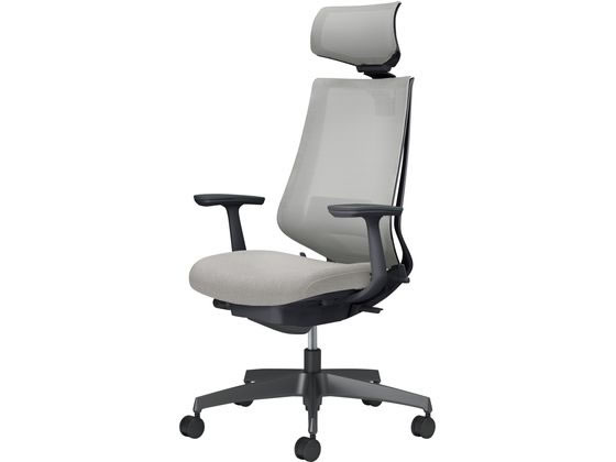 其它 - 【レビュー投稿で100円OFFクーポン】【メーカー直送】コクヨ チェア デュオラ2 ブラック脚 メッシュ ソフトグレー【代引不可】【組立・設置・送料無料】肘付き 可動肘タイプ メッシュチェア オフィスチェア オフィス家具